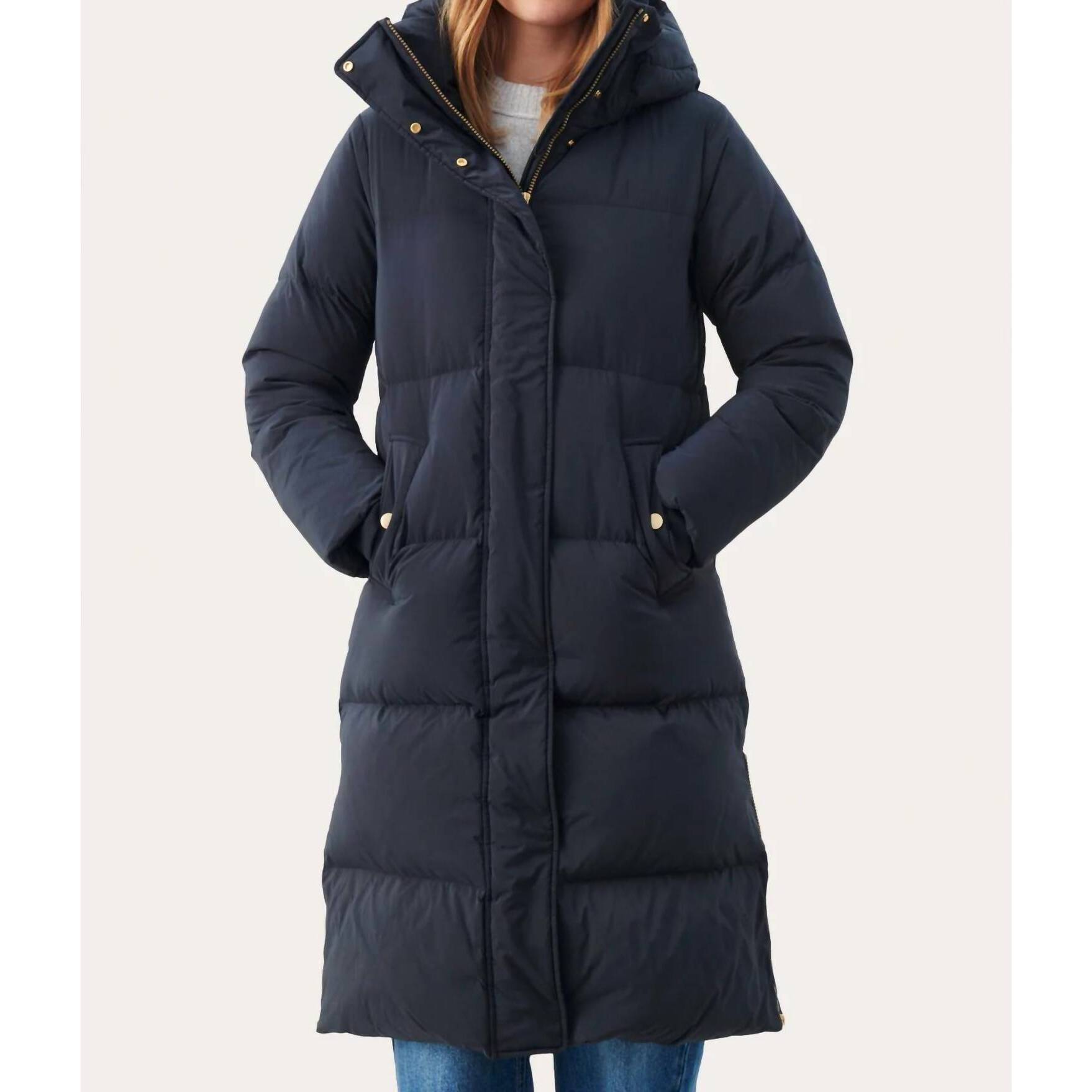 New Part Two Storma Outerwear Coat In Dark Navy